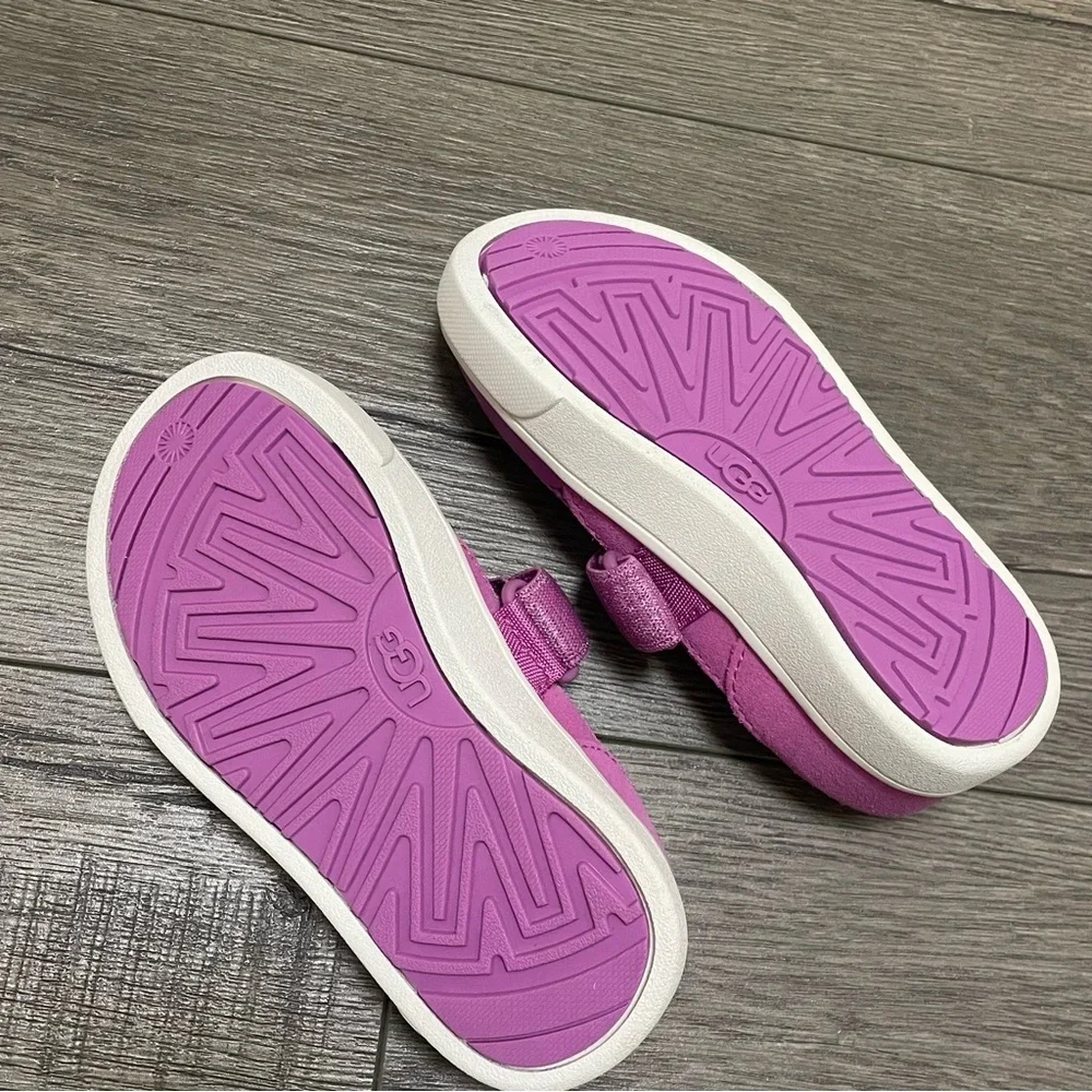 UGG Rennon Skimmer Toddler Girl Mesh Sneakers Purple Sz 8 NEW without Box